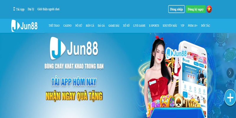 Tải app Jun88 trải nghiệm cá cược an toàn